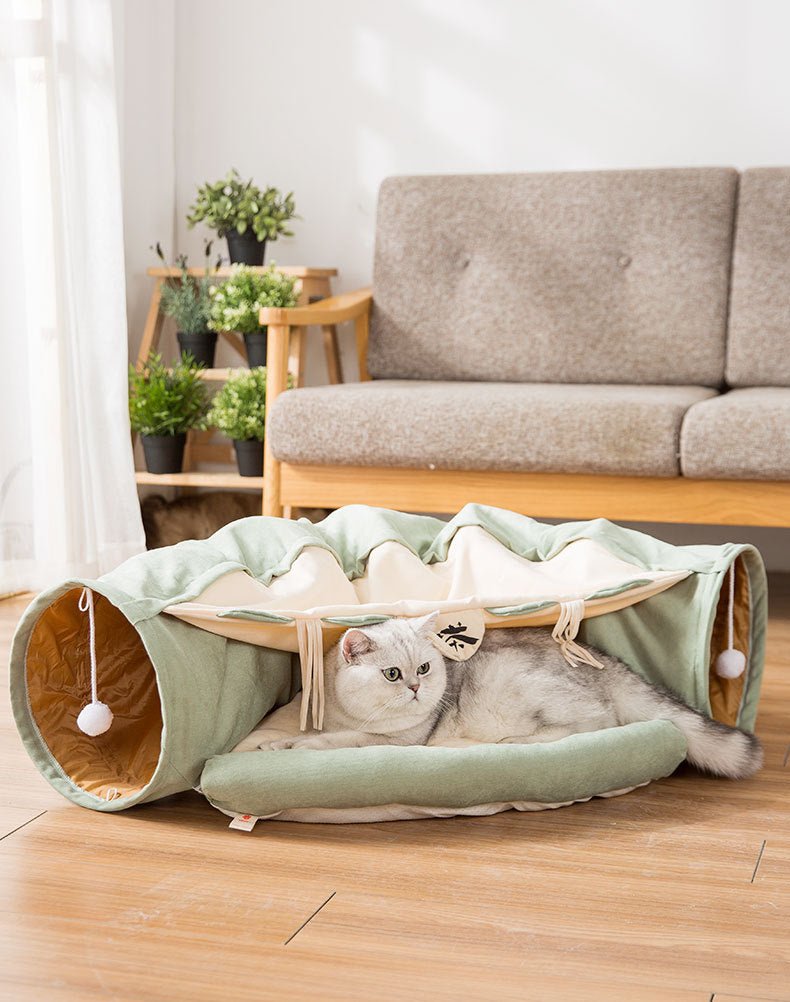 Collapsible Durable Washable Cat Tunnel - 4 Legs R Us