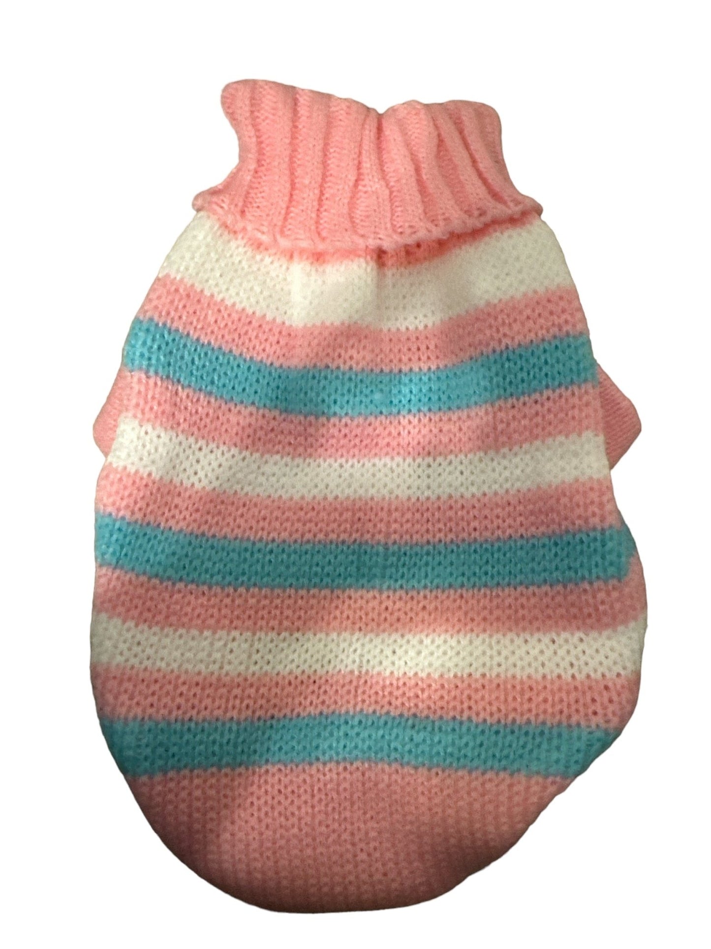 Cute Lapel Collar Striped Sweater for Puppies or Small Dogs - 4 Legs R Us