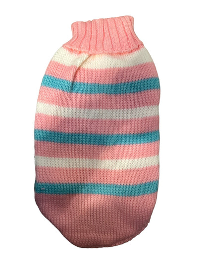 Cute Lapel Collar Striped Sweater for Puppies or Small Dogs - 4 Legs R Us