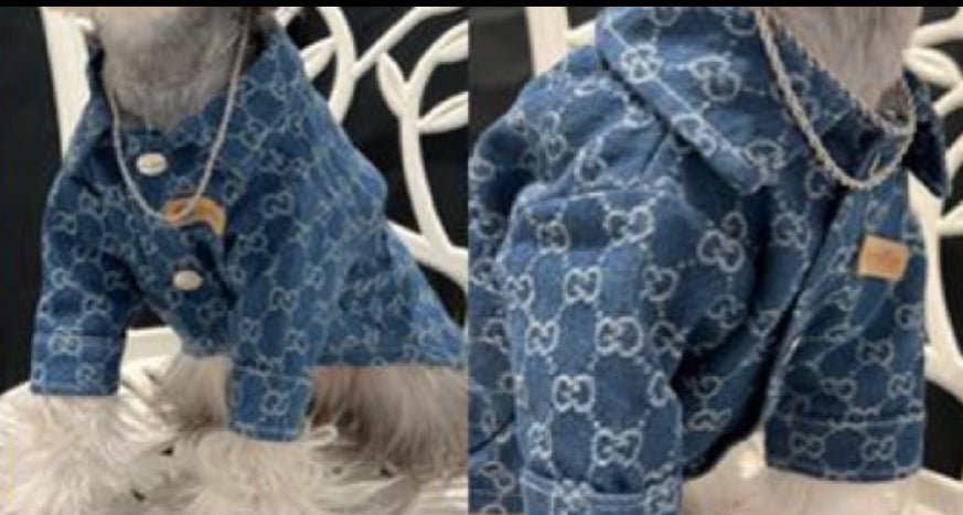 Fashion Button Design Pet Jacket - 4 Legs R Us