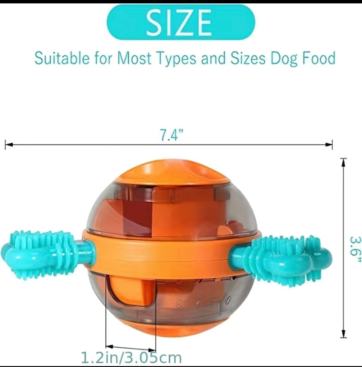 Interactive Food Dispensing Dog Toy - 4 Legs R Us