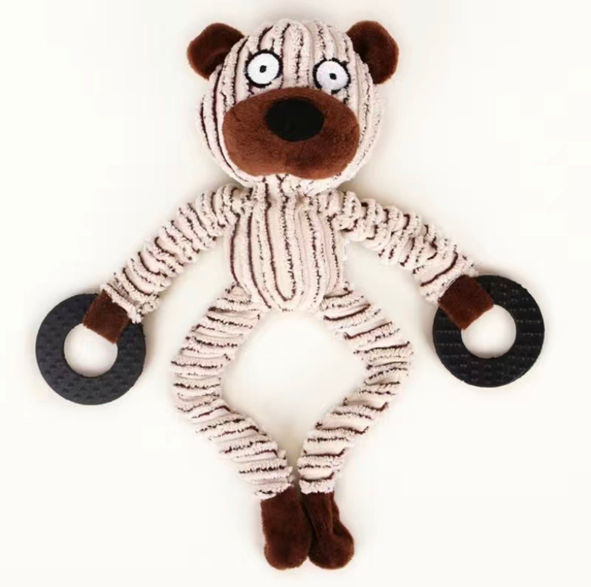 Large Pet Chew Toy - Monkey or Bear - 4 Legs R Us