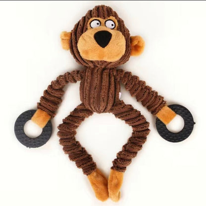 Large Pet Chew Toy - Monkey or Bear - 4 Legs R Us