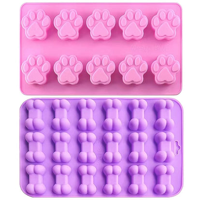 Paw and Bone Mold Set - 4 Legs R Us