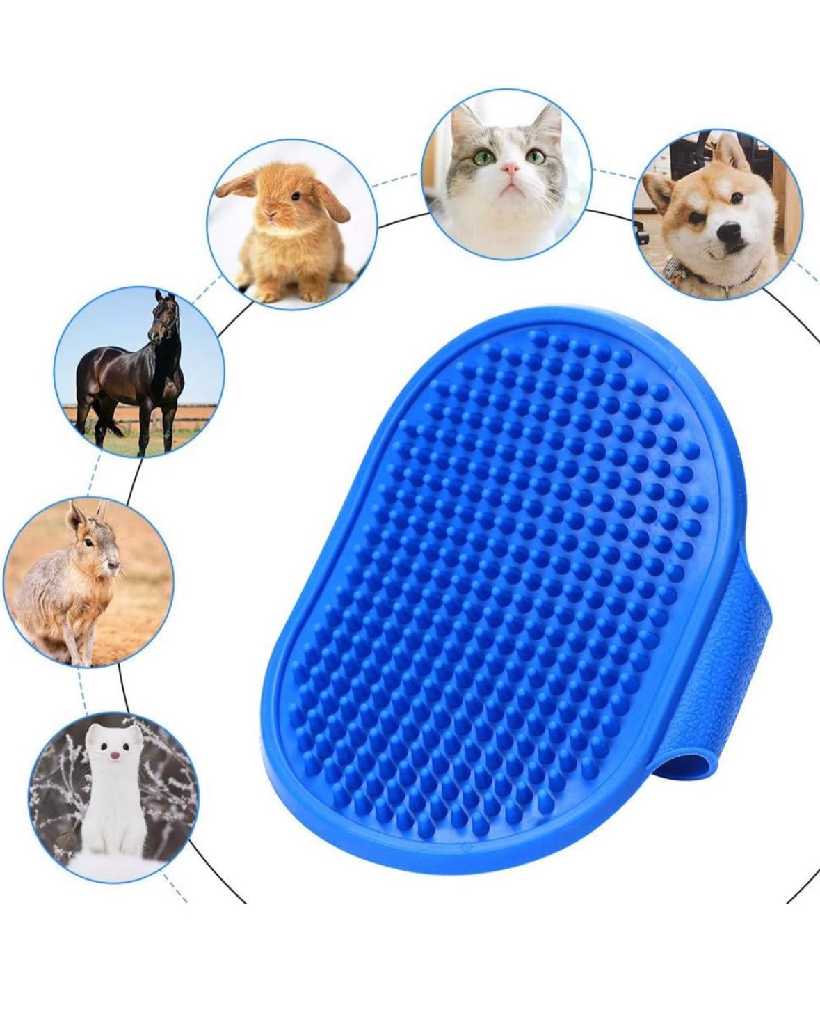 Scrub-a-Roo Pet Grooming Brush - 4 Legs R Us