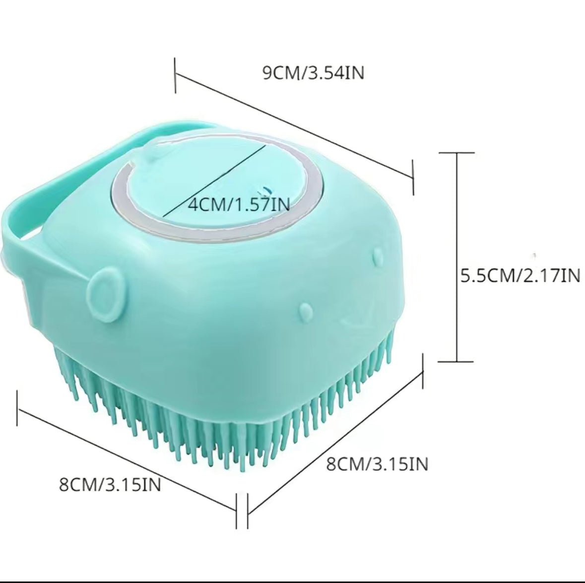 Silicon Pet Bath Brush - 4 Legs R Us