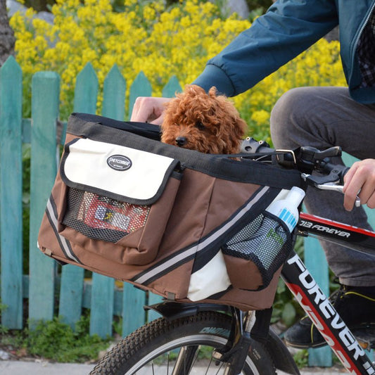 Small Pet Bicycle Carrier Dog - 4 Legs R Us